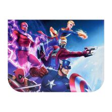 Дитяча парта зі стільчиком растишка Bambi W 2071-85-1 Марвел Месники біла**