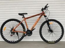 Спортивний велосипед TopRider колеса 29 дюймів 680 рама алюміній синій Original Shimano