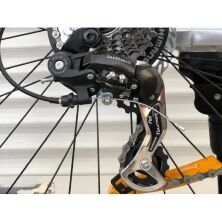 Спортивний велосипед TopRider колеса 29 дюймів 680 рама алюміній синій Original Shimano