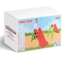 Дитяча гірка Pilsan Funny 06-167 червона з чорним пластикова