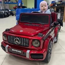 Дитячий електромобіль Джип Mercedes Benz M 4180EBLRS-3 червоний автопокраска**