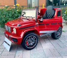 Дитячий електромобіль Джип Mercedes Benz M 4180EBLRS-3 червоний автопокраска**