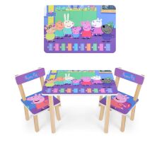 Дитячий стіл з двома стільчиками Bambi 501-80 РР **