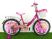Велосипед дитячий двоколісний Azimut Принцеса Princess для дівчинки / колеса 12 дюймів / з кошиком /рожевий