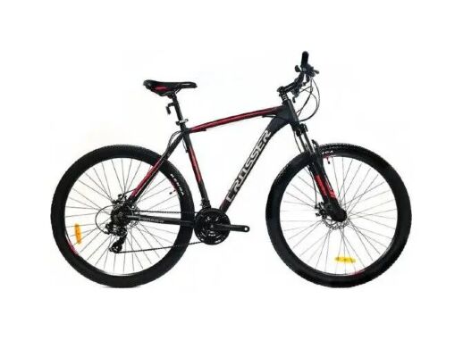 Спортивний гірський алюмінійний велосипед 29д Crosser Inspiron з дисковими гальмами / Shimano рама 21"/ червоний