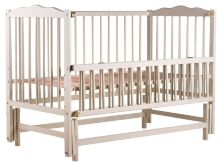 Ліжко Babyroom Веселка маятник, відкидний пліч DVMO-2 бук слонова кістка