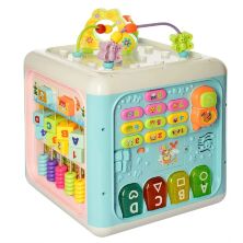 Розвиваюча іграшка Ігровий центр Логічний куб 838-63 зі звуковими та світловими ефектами