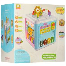 Розвиваюча іграшка Ігровий центр Логічний куб 838-63 зі звуковими та світловими ефектами
