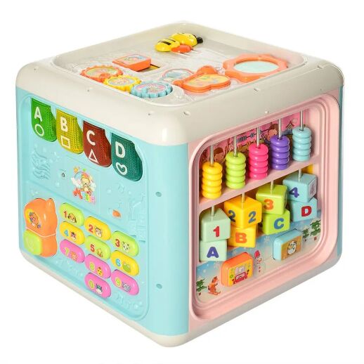 Розвиваюча іграшка Ігровий центр Логічний куб 838-63 зі звуковими та світловими ефектами