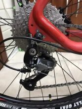 Велосипед спортивний гірський Crosser Solo колеса 27.5 LTWOO+SHIMANO Гідравліка Червоний