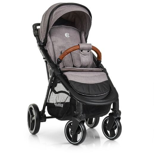 Прогулянкова коляска дитяча El Camino ME 1022L Expert Light Gray світло сірий
