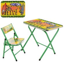 Дитячий столик зі стільчиком Bambi A19-NJ Черепашки ніндзя зелений складаний**