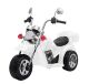 Дитячий електромобіль мотоцикл T-7230 WHITE білий