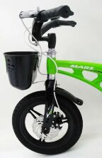 Велосипед дитячий двоколісний MARS-14 дискові гальма колеса 14 дюймів зелений