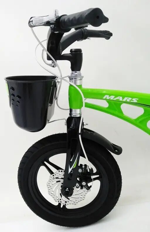Велосипед дитячий двоколісний MARS-14 дискові гальма колеса 14 дюймів зелений