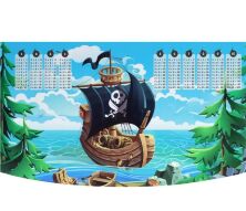 Дитяча парта регульована шкільна зі стільцем 904-107 Пірати**