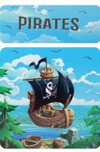 Дитяча парта регульована шкільна зі стільцем 904-107 Пірати**