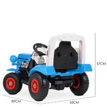 Дитячий одномісний електромобіль-Трактор BAMBI M 4261ABLR(2)-4 з пультом управління синій**