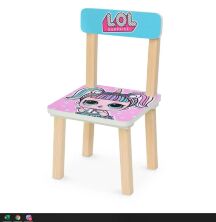 Дитячий стіл з двома стільчиками Bambi 501-82 ЛОЛ **