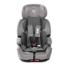 Дитяче автокрісло з БУСТЕРОМ Lorelli (Bertoni) Iris 9-36 kg Grey Сіра. Система Isofix