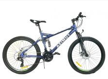 Спортивний гірський двопідвісний велосипед Azimut RACE 27.5" GFRD Синій