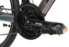 Велосипед спортивний гірський Crosser Solo колеса 27.5 LTWOO+SHIMANO Гідравліка Червоний