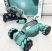 Дитяча машинка на радіокеруванні XB 1101 з підсвіткою і сенсорним керуванням Аквамарин