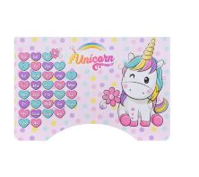 Дитяча парта зі стільчиком растишка Bambi W 2071-95-6 (UA) Єдиноріг венге**