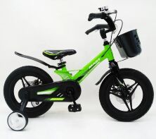Дитячий двоколісний велосипед MARS-2 Evolution колеса 14 дюймів магнезиевая рама зелений