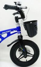 Велосипед дитячий двоколісний MARS-14 спиці дискові гальма колеса 14 дюймів синій