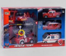 Набір спецтехніки машинок 9936 B зі світловими і звуковими ефектами