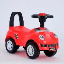 Дитяча машинка каталка-толокар Porsche M 5786-3 сигнал на кермі, червоний