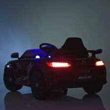 Дитячий одномісний ліцензійний електромобіль машина Mercedes M 4182EBLR-3 м'яке сидіння / колір червоний **