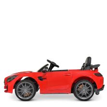 Дитячий одномісний ліцензійний електромобіль машина Mercedes M 4182EBLR-3 м'яке сидіння / колір червоний **