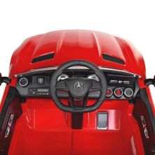 Дитячий одномісний ліцензійний електромобіль машина Mercedes M 4182EBLR-3 м'яке сидіння / колір червоний **