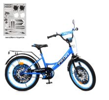Дитячий двоколісний велосипед Profi Y2044 Original boy зі дзвінком і підніжкою / колеса 20д / синій**