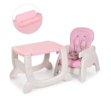 Дитячий Стільчик-Трансформер для годування Bambi M 3612-8 рожевий **