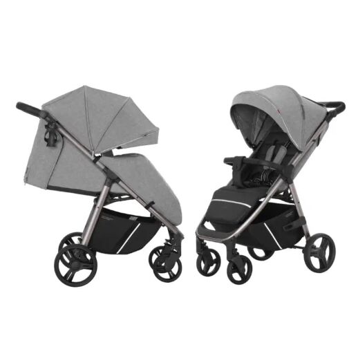 Коляска прогулянкова CARRELLO Bravo CRL-8512/1 Metal Grey + дощовик