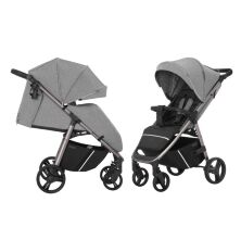 Коляска прогулянкова CARRELLO Bravo CRL-8512/1 Metal Grey + дощовик