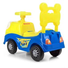 Дитяча каталка-толокар Bambi 238-DM Миньены синьо-жовта