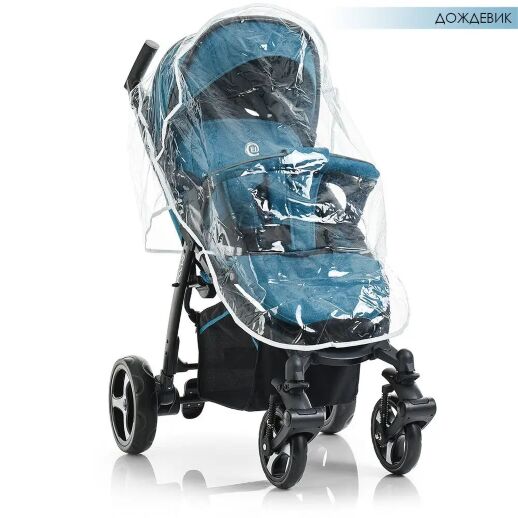 Дитяча прогулянкова коляска El Camino ME 1023L Focus Aqua бірюзовий