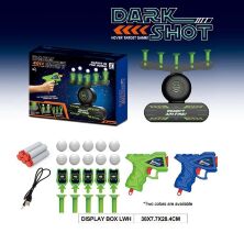 Інтерактивна гра Повітряний тир Hover Shot Target Game 3361 повітряна підставка, мішені, що світяться 2 бластера