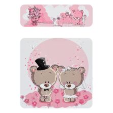 Дитячий стіл зі стільчиком Bambi BSM2K-08 Ведмедик**