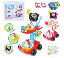 Ігровий набір доктор 660-43-44 медичні інструменти світло візок**