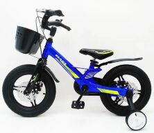 Дитячий двоколісний велосипед MARS-2 Evolution колеса 14 дюймів магнезиевая рама синій