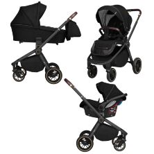 Коляска універсальна CARRELLO Epica CRL-8511/1 (3in1) Silver Grey +дощовик