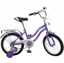Велосипед дитячий двоколісний для дівчинки PROFI L1693 Star колеса 16 дюймів / фіолетовий