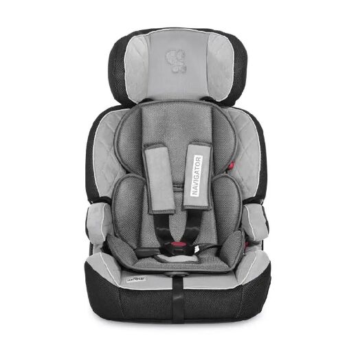 Дитяче регульоване автокрісло з БУСТЕРОМ Lorelli (Bertoni) Navigator 9-36 kg Grey Сіра