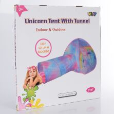 Дитячий ігровий Намет з тунелем MR 0642 Будиночок Піраміда для дівчинки "Єдиноріжок ПОНІ"**