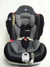 Дитяче автокрісло El Camino ME 1064 JAZZ кріплення Isofix група 0/1/2/3 від народження / сіра